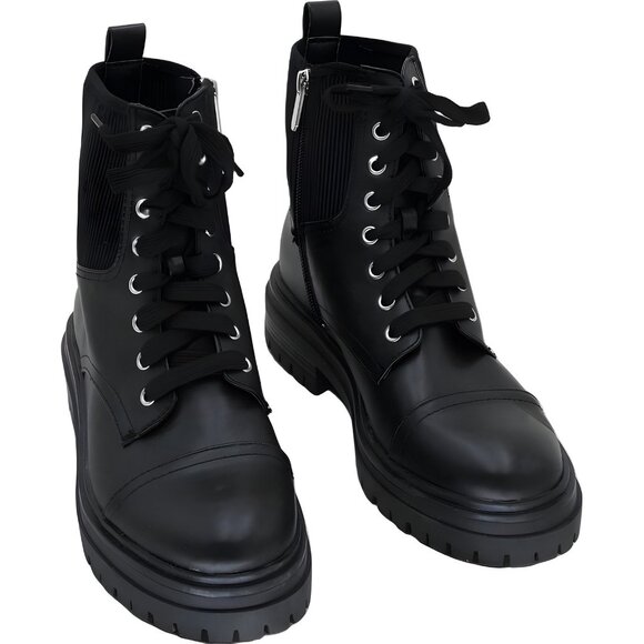 Circus NY Giovanny Black Lace-Up Lug Sole Ankle Boots for Women US 6.5 - Picture 1 of 6